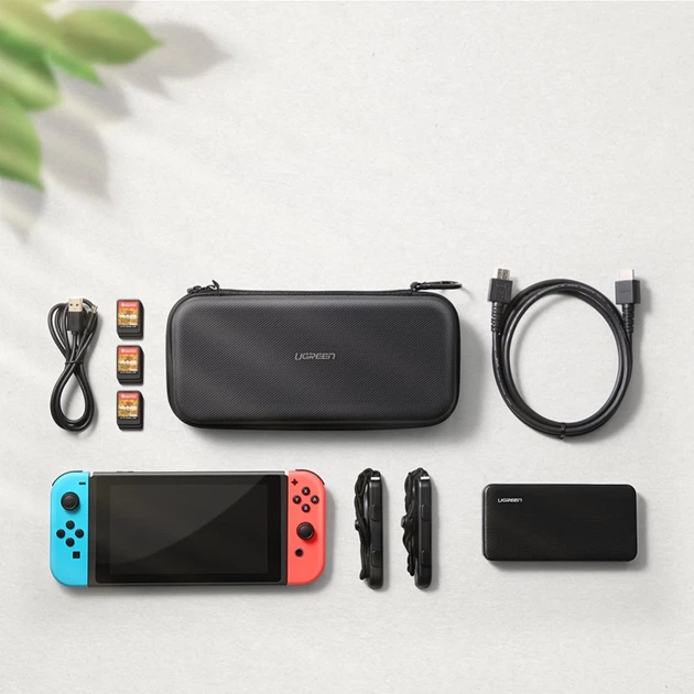 Чехол Ugreen Case Box for Nintendo Switch and Accessories 26cm x 12cm x 4cm Black (UGR482BLK) - изображение 7
