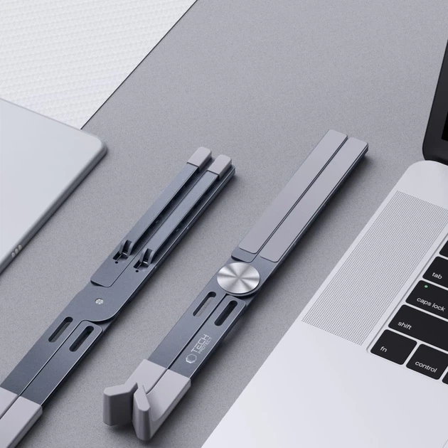 Подставка для ноутбука Tech-Protect ULS300 Universal Laptop Stand Grey (5906302309887) - изображение 5