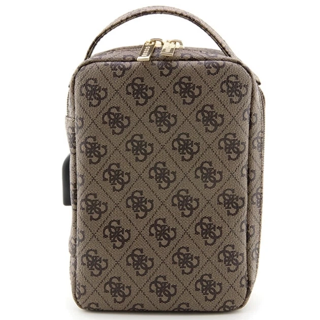 Сумка Guess 4G Printed Stripes 23.5 x 15.5 x 6.5 cm Brown (GUHBP4RPSW) - Фото 3 Сумка Guess 4G Printed Stripes 23.5 x 15.5 x 6.5 cm Brown (GUHBP4RPSW) - изображение 3