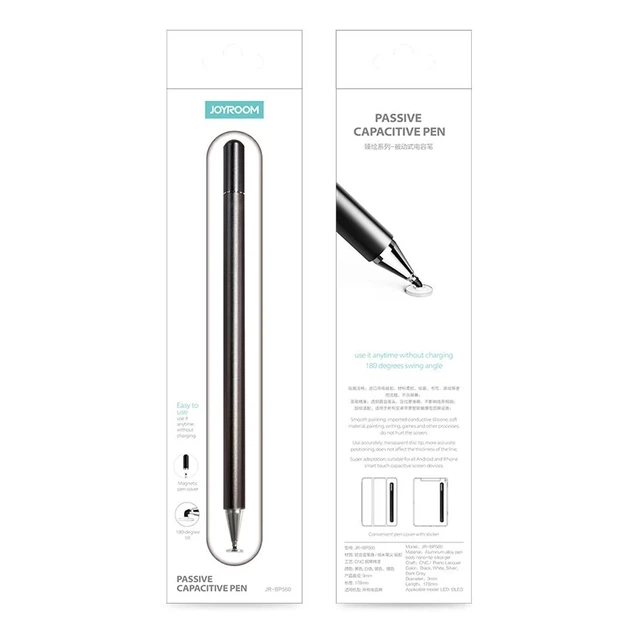 Стилус Joyroom Excellent Series Passive Capacitive for Smartphone/Tablet Dark Gray (JR-BP560S-DG) - Фото 5 Стилус Joyroom Excellent Series Passive Capacitive for Smartphone/Tablet Dark Gray (JR-BP560S-DG) - изображение 5