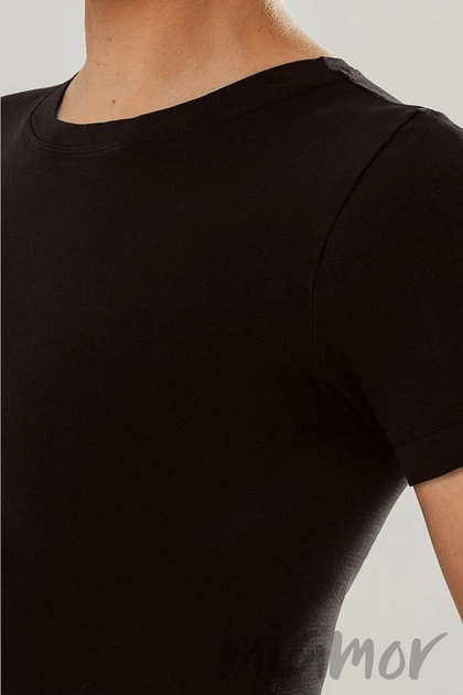 Футболка безшовна облягаюча GIULIA T-Shirt S/M Шоколад - зображення 5