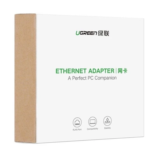 Адаптер Ugreen MC209 USB-A to RJ45 Grey (50922B) - Фото 2 Адаптер Ugreen MC209 USB-A to RJ45 Grey (50922B) - изображение 2