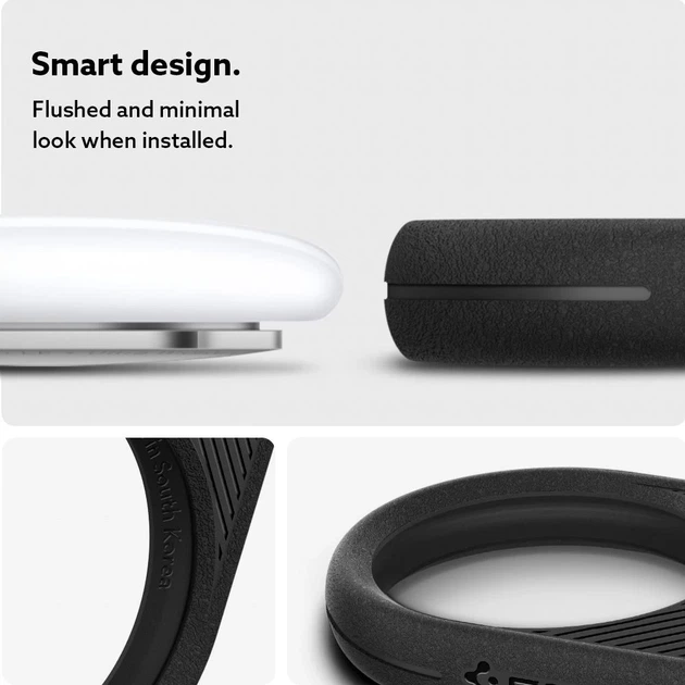 Чехол-брелок Spigen Vault для AirTag Matte Black (AMP01439) - изображение 2