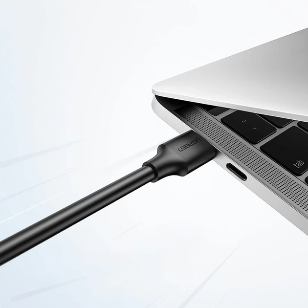Кабель Ugreen USB-A to USB-A 0.5m Black (6957303800513) - зображення 2