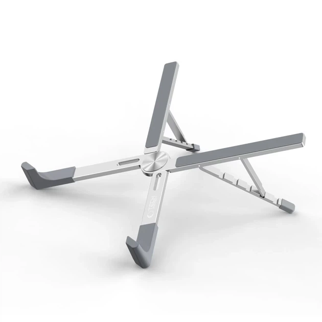 Подставка для ноутбука Tech-Protect ULS300 Universal Laptop Stand Silver (5906302309894) - изображение 2