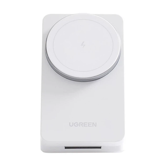 Бездротовий зарядний пристрій Ugreen W528 2-in-1 для iPhone | AirPods 20W White (6941876240555) - Фото 2 Бездротовий зарядний пристрій Ugreen W528 2-in-1 для iPhone | AirPods 20W White (6941876240555) - зображення 2