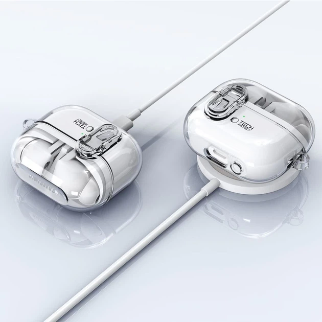 Чохол для навушників Tech-Protect FlexAir для Samsung Galaxy Buds 3 | 3 Pro Clear (5906302376155) - зображення 5