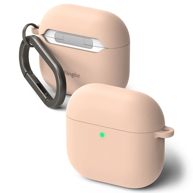 Чохол для навушників Ringke Silicone для AirPods 4 Pink Sand (8800274964204) - зображення 2