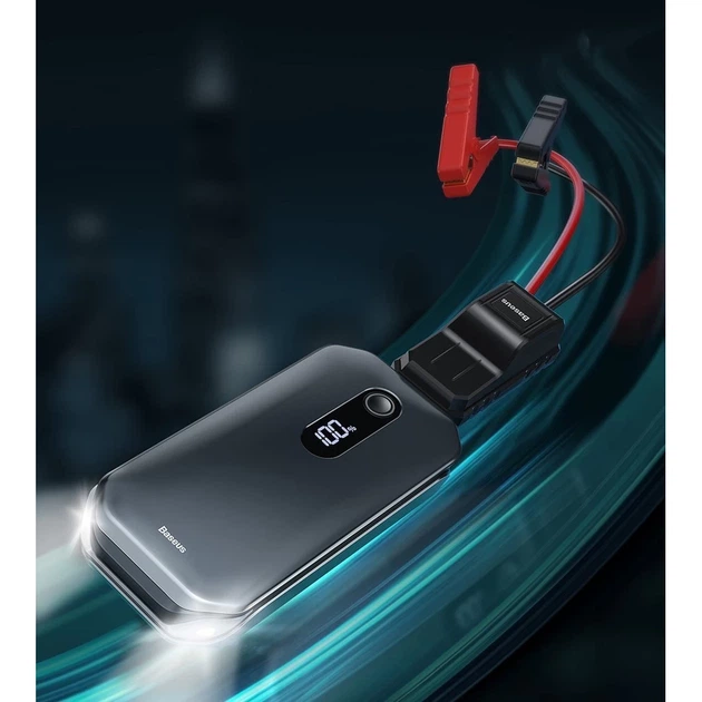 Автомобильное пусковое устройство Baseus Starter Jump Starter Booster 12000 mAh Red (CRJS03-09) - изображение 12