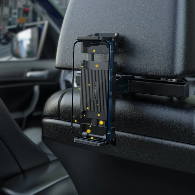 Автодержатель в подголовник Acefast D8 Headrest Holder Black (D8 Black) - изображение 8
