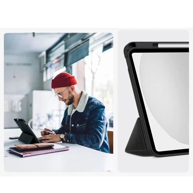 Чехол Tech-Protect SC Pen Canvas для iPad 11 2025 11th Gen | 10.9 2022 10th Gen Obsidian Black (5906302330911) - изображение 9