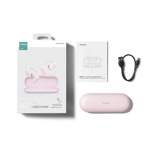 Беспроводные наушники Joyroom Openfree JR-OE1 Pink (6956116767853) - изображение 2