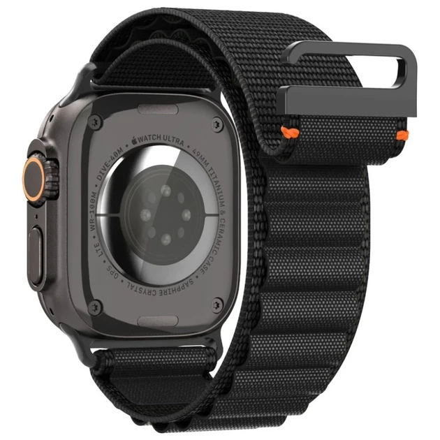Ремінець Spigen WBF1 для Apple Watch 49 | 46 | 45 | 44 mm Black (AMP10144) - зображення 2