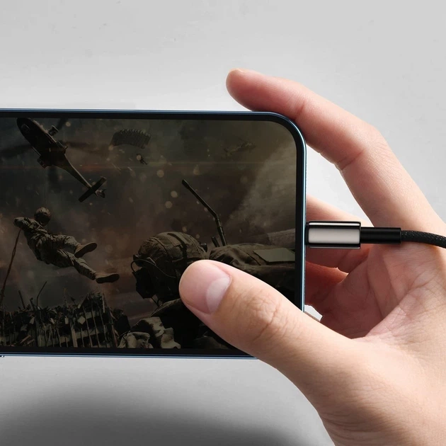 Кабель Baseus Tungsten 3-in-1 USB-A to USB-C/Lightning/Micro-USB 1.5m Black (CAMLTWJ-01) - Фото 10 Кабель Baseus Tungsten 3-in-1 USB-A to USB-C/Lightning/Micro-USB 1.5m Black (CAMLTWJ-01) - изображение 10