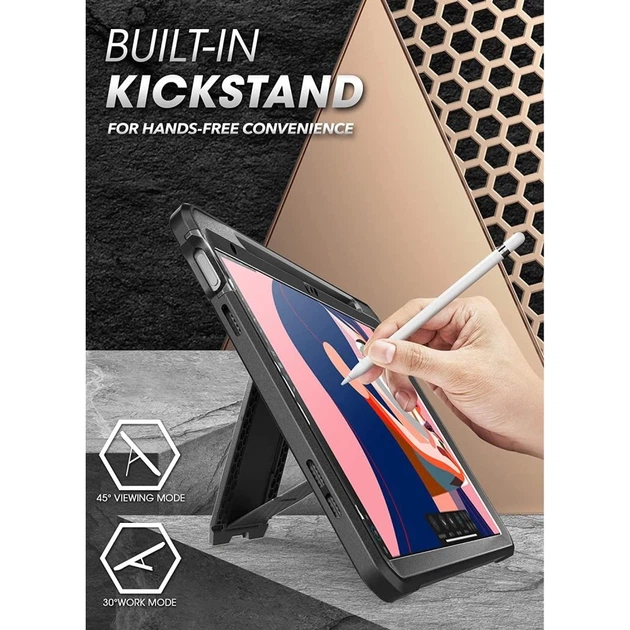 Чохол Supcase Unicorn Beetle Pro для iPad 11 2025 11th Gen | 10.9 2022 10th Gen Black (843439121171) - Фото 5 Чохол Supcase Unicorn Beetle Pro для iPad 11 2025 11th Gen | 10.9 2022 10th Gen Black (843439121171) - зображення 5