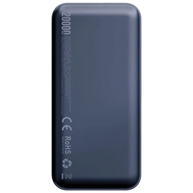 Портативное зарядное устройство 3mk PowerHouse 20000 mAh USB-C | 2x USB-A QC 3.0 PD Blue (5903108527224) - Фото 7 Портативное зарядное устройство 3mk PowerHouse 20000 mAh USB-C | 2x USB-A QC 3.0 PD Blue (5903108527224) - изображение 7