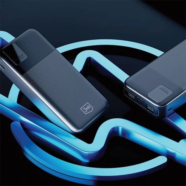 Портативное зарядное устройство 3mk PowerHouse 20000 mAh USB-C | 2x USB-A QC 3.0 PD Blue (5903108527224) - Фото 11 Портативное зарядное устройство 3mk PowerHouse 20000 mAh USB-C | 2x USB-A QC 3.0 PD Blue (5903108527224) - изображение 11