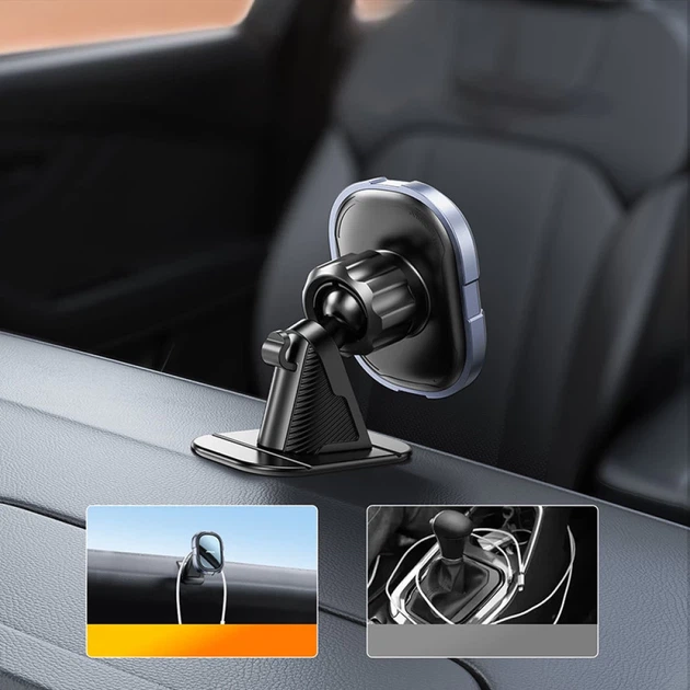 Автодержатель Joyroom Magnetic Dashboard Grey (JR-ZS311-dash) - Фото 9 Автодержатель Joyroom Magnetic Dashboard Grey (JR-ZS311-dash) - изображение 9