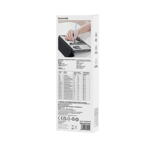 Стилус Baseus Smooth Writing 2 Wireless Charging для iPad Blue (SXBC060103) - изображение 6
