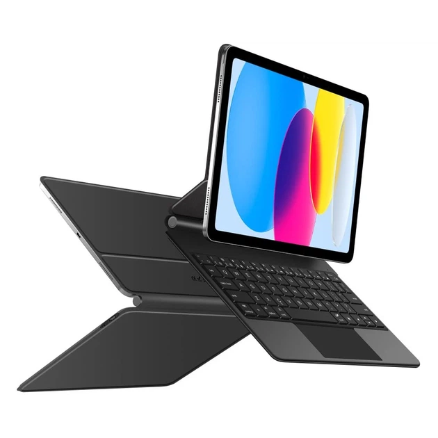 Чехол-клавиатура Tech-Protect SmartCase Magnetic для iPad 11 2025 11th Gen | 10.9 2022 10th Gen Black (5906302363445) - изображение 3