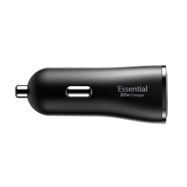 Автомобільний зарядний пристрій Spigen Essential EV302 30W Black (8809971235259) - зображення 4