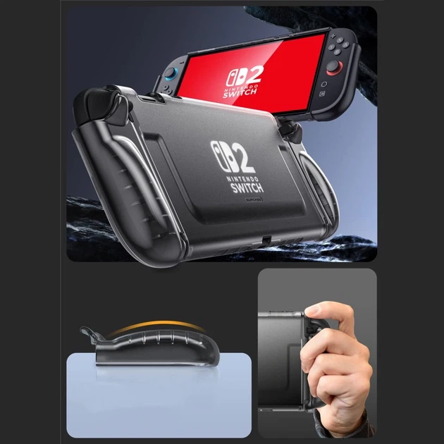 Чехол Supcase Crystal Case для Nintendo Switch 2 Frost Black (843439157392) - изображение 5