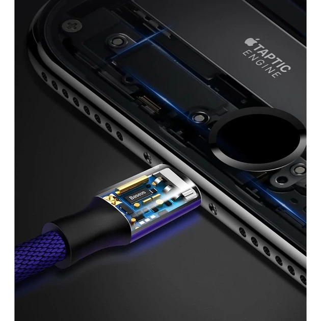 Кабель Baseus Yiven USB-A to Lightning 1.8m Black (CALYW-A01) - Фото 11 Кабель Baseus Yiven USB-A to Lightning 1.8m Black (CALYW-A01) - изображение 11