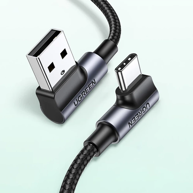 Кабель Ugreen USB-A to USB-C 3m Black (6957303878758) - зображення 12