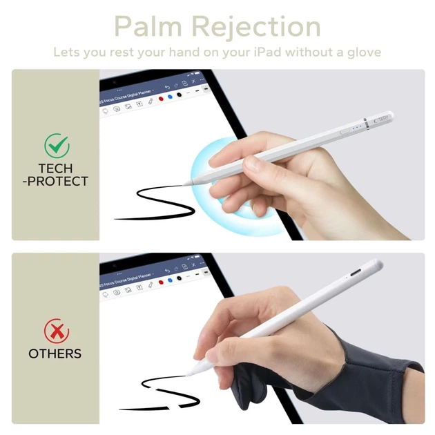 Стилус Tech-Protect Digital Magnetic Stylus Pen "3" White (5906302309719) - изображение 7