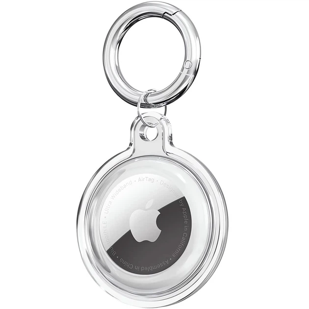 Чехол-брелок Tech-Protect Icon для AirTag (4 pack) Clear (5906302360765) - Фото 3 Чехол-брелок Tech-Protect Icon для AirTag (4 pack) Clear (5906302360765) - изображение 3