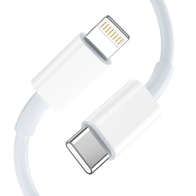 Мережевий зарядний пристрій Tech-Protect NC20W PD 20W USB-C with USB-C to Lightning Cable 1 m White (5906302362899) - зображення 7