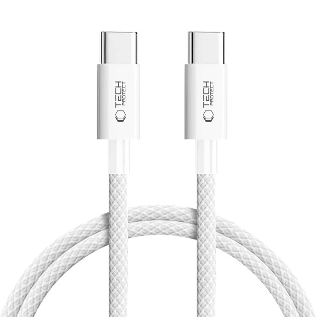 Кабель Tech-Protect Ultraboost Lite USB-C to USB-C 60W 1 m Cool Grey (5906302380909) - Фото 1 Кабель Tech-Protect Ultraboost Lite USB-C to USB-C 60W 1 m Cool Grey (5906302380909) - изображение 1