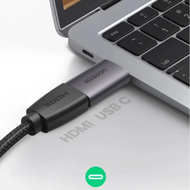 Адаптер Ugreen US320 USB-C to HDMI Grey (70450-ugreen) - изображение 4