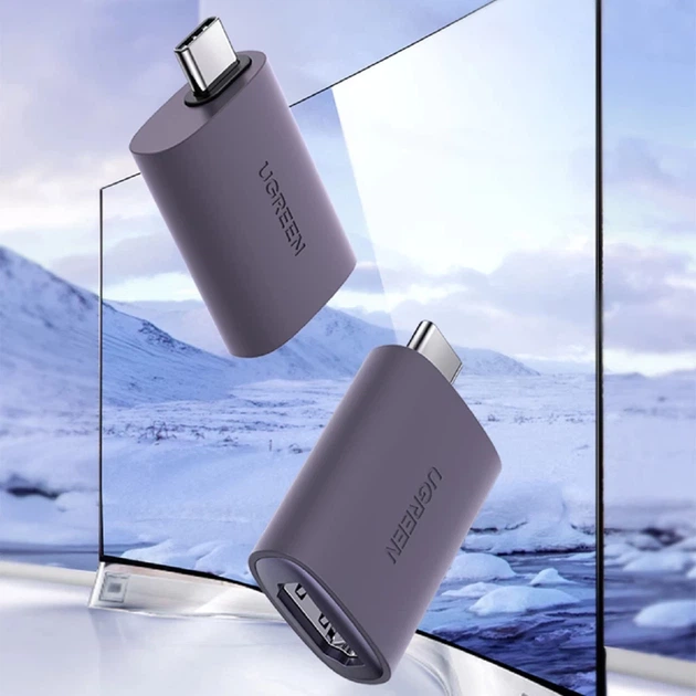 Адаптер Ugreen US320 USB-C to HDMI Grey (70450-ugreen) - изображение 5