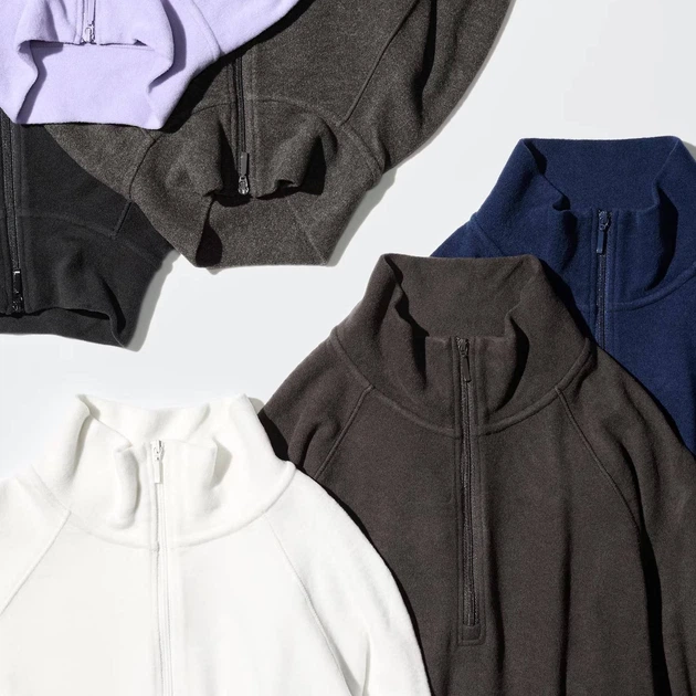 Толстовка утепленная на флисе женская Uniqlo 518333408 M Белая (1159856101) - Фото 11 Толстовка утепленная на флисе женская Uniqlo 518333408 M Белая (1159856101) - изображение 11