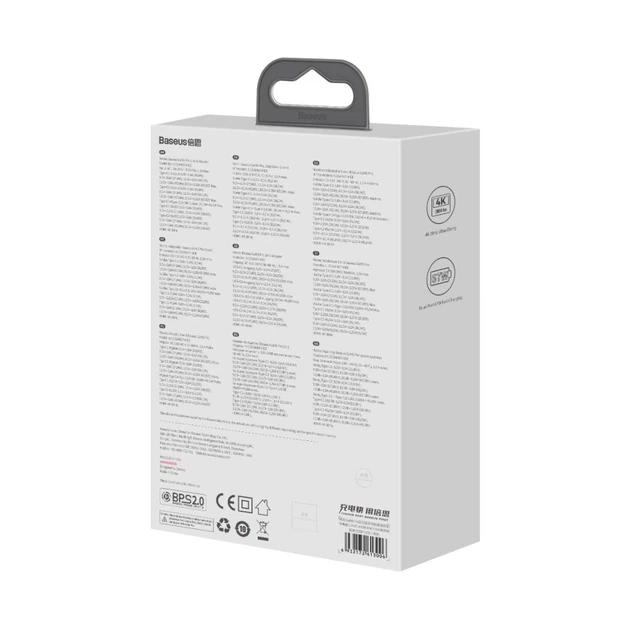 Мережевий зарядний пристрій Baseus Baseus GaN5 Pro HUB 2xUSB-C/HDMI/USB-A 100W USB-C to USB-C Cable Black (CCGP110201) - Фото 8 Мережевий зарядний пристрій Baseus Baseus GaN5 Pro HUB 2xUSB-C/HDMI/USB-A 100W USB-C to USB-C Cable Black (CCGP110201) - зображення 8