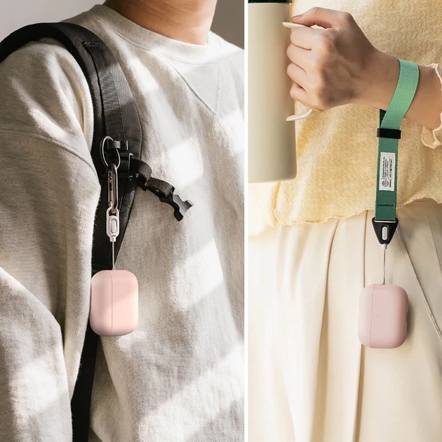 Чохол для навушників Ringke Silicone для AirPods Pro 3 Pink Sand (8800293859413) - зображення 5