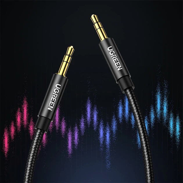 Кабель Ugreen Audio Cable 2x Mini Jack 2m Black (6957303853632) - изображение 7