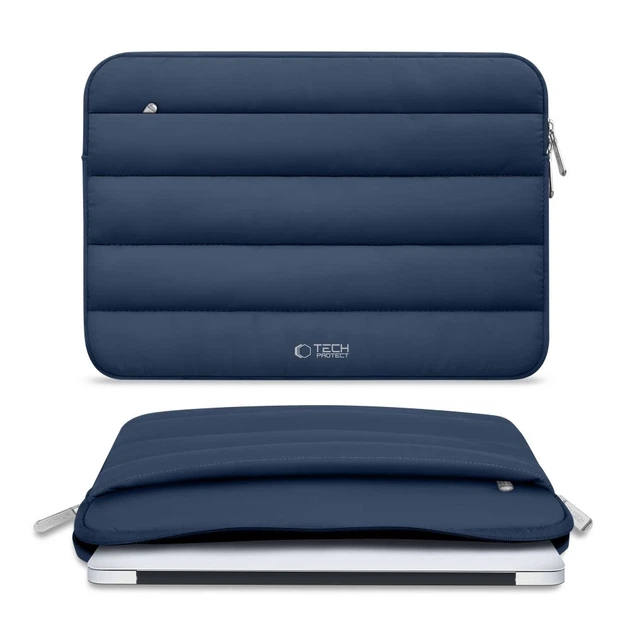 Чехол для ноутбука Tech-Protect Fluffy 13–14 Navy Blue (5906302362486) - изображение 3