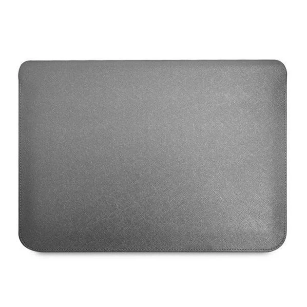 Чехол Guess Saffiano Triangle Logo 14" Silver (GUCS14PSATLG) - Фото 3 Чехол Guess Saffiano Triangle Logo 14" Silver (GUCS14PSATLG) - изображение 3