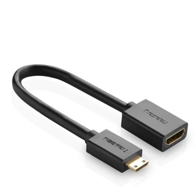 Адаптер Ugreen HDMI to Mini HDMI 4K 60Hz Ethernet HEC ARC 22cm Black (6957303821372) - Фото 11 Адаптер Ugreen HDMI to Mini HDMI 4K 60Hz Ethernet HEC ARC 22cm Black (6957303821372) - зображення 11