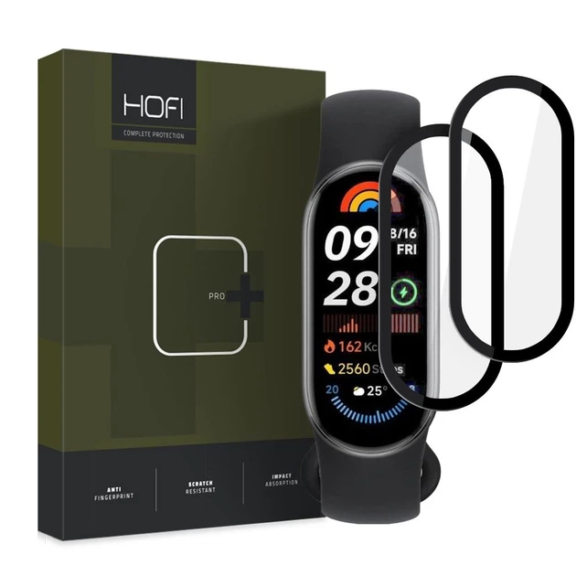 Фото - Защитное стекло / пленка Захисне скло Hofi Hybrid Pro Plus для Xiaomi Smart Band 9 | 9 NFC  Black (2 pack)