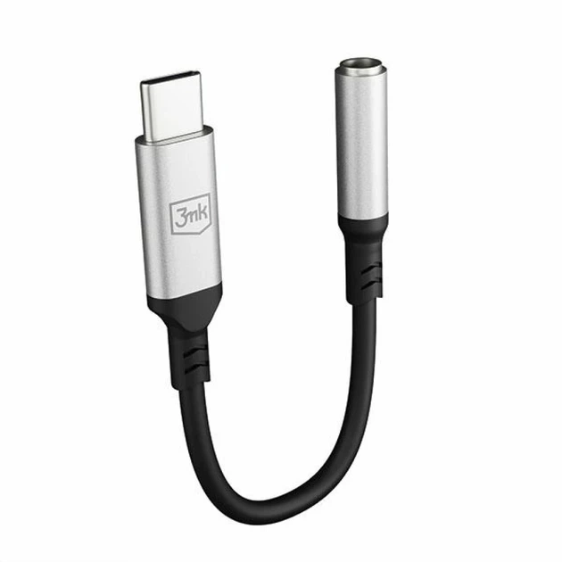 Адаптер 3mk USB-C to Jack 3.5 mm Black (5903108518055) - изображение 2