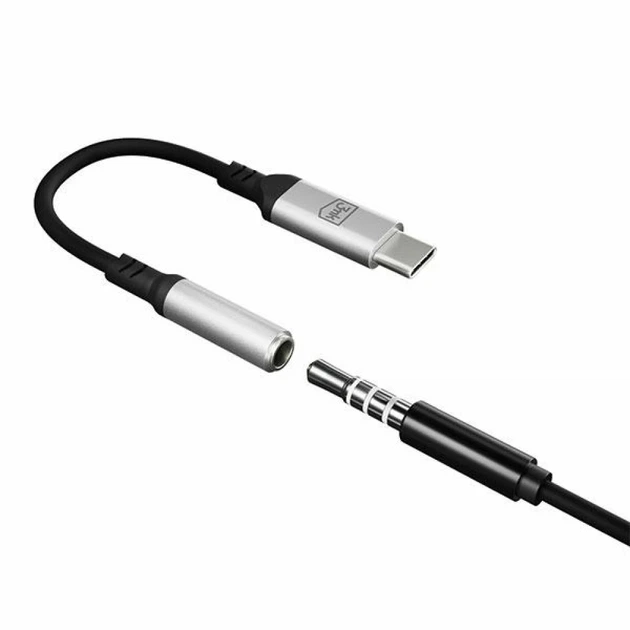 Адаптер 3mk USB-C to Jack 3.5 mm Black (5903108518055) - изображение 4