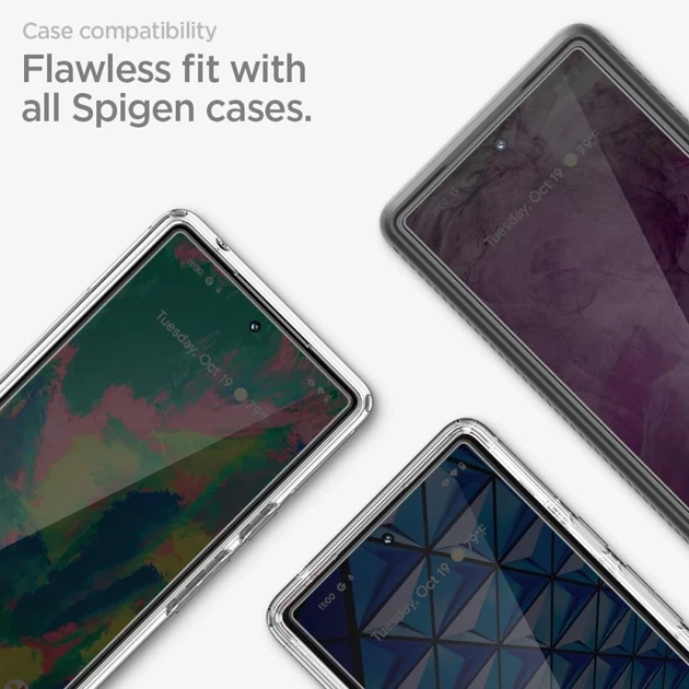 Защитное стекло Spigen с рамкой для установки Glas.TR AlignMaster (2 Pack) для Google Pixel 8 Pro Clear (AGL07395) - изображение 3