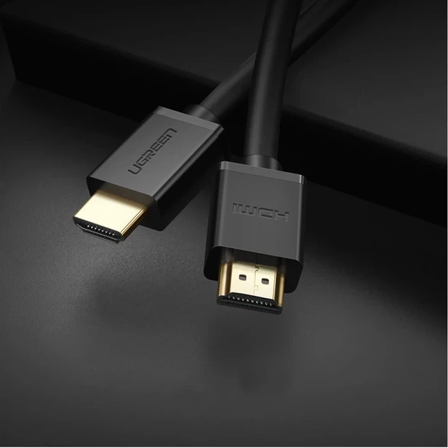 Кабель Ugreen HDMI 4K 30Hz 3D 10m Black (UGR1342BLK) - зображення 2