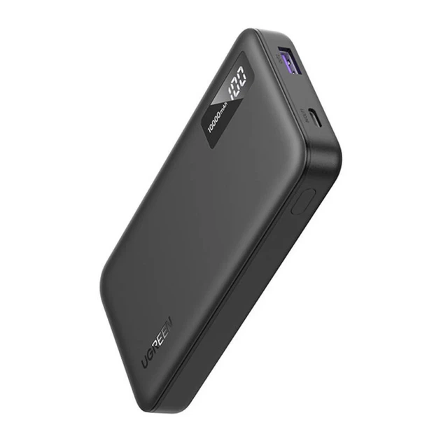 Портативное зарядное устройство Ugreen PB311 10000mAh PD 20W USB-A | USB-C Black (6941876227426) - Фото 3 Портативное зарядное устройство Ugreen PB311 10000mAh PD 20W USB-A | USB-C Black (6941876227426) - изображение 3