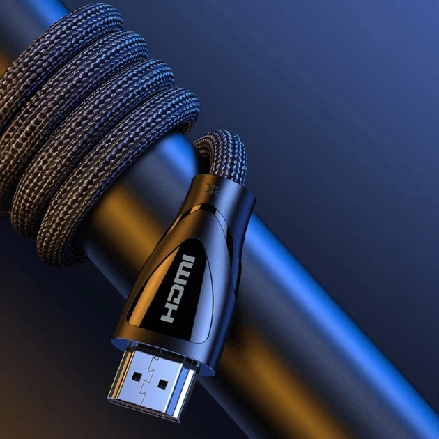 Кабель Ugreen HD140 HDMI to HDMI 2.1 8K 60Hz 3m Black (80404-ugreen) - Фото 3 Кабель Ugreen HD140 HDMI to HDMI 2.1 8K 60Hz 3m Black (80404-ugreen) - зображення 3