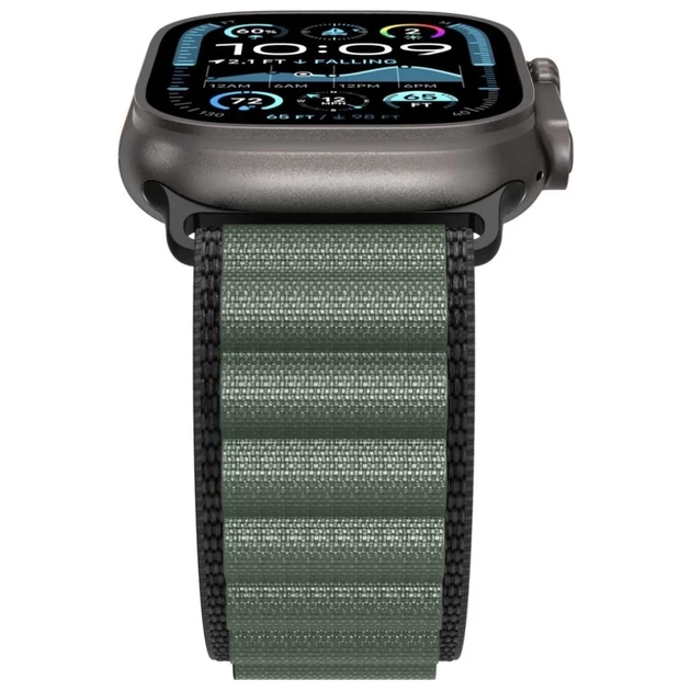 Remień Spigen WBF1 do Apple Watch 49 46 45 44 mm Black Green (8800283313574) - Zdjęcie 6 Remień Spigen WBF1 do Apple Watch 49 46 45 44 mm Black Green (8800283313574) - obraz 6