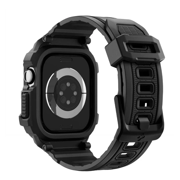 Чохол-ремінець Spigen Rugged Armor Pro V2 для Apple Watch 11 | 10 42 mm Matte Black (ACS10494) - зображення 3